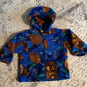 Patagonia Fleece, 18 months, Bear Print